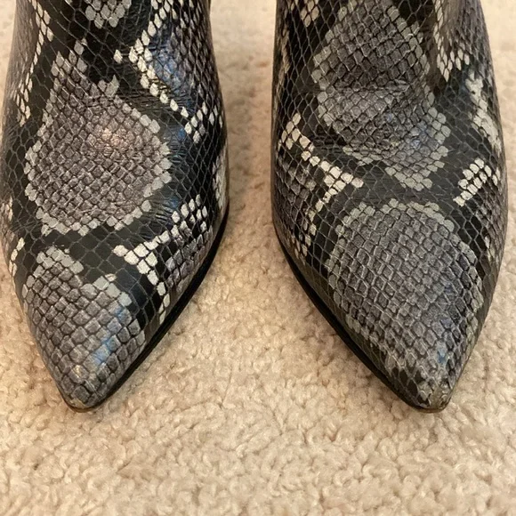 Sam Edelman Raelle Snakeskin Pattern Women’s‎ Booties Ankle Boots Size 6 - Picture 2 of 14